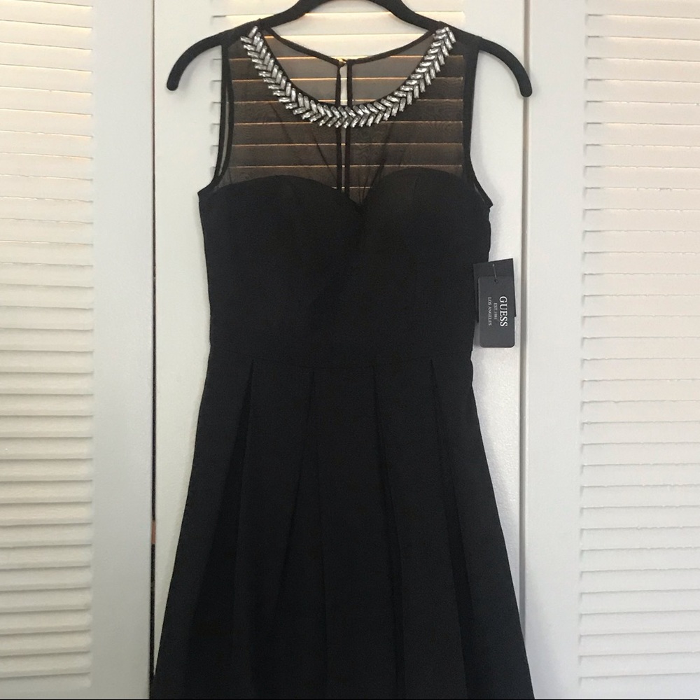 Jeweled Black Dress